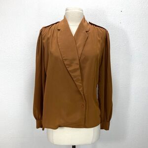 Vintage Rae Hepburn California Blouse Size 6 USA Secretary Career Evening Wear